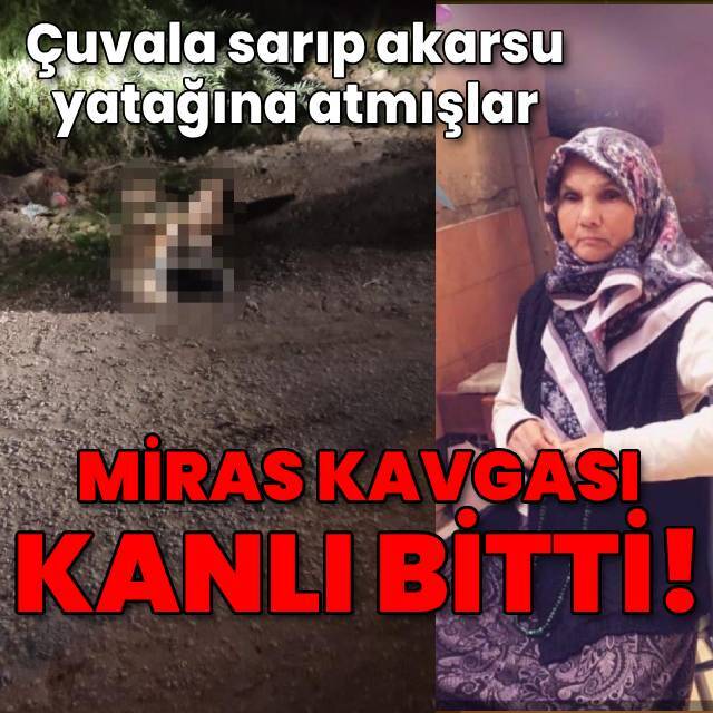 Miras kavgası kanlı bitti!