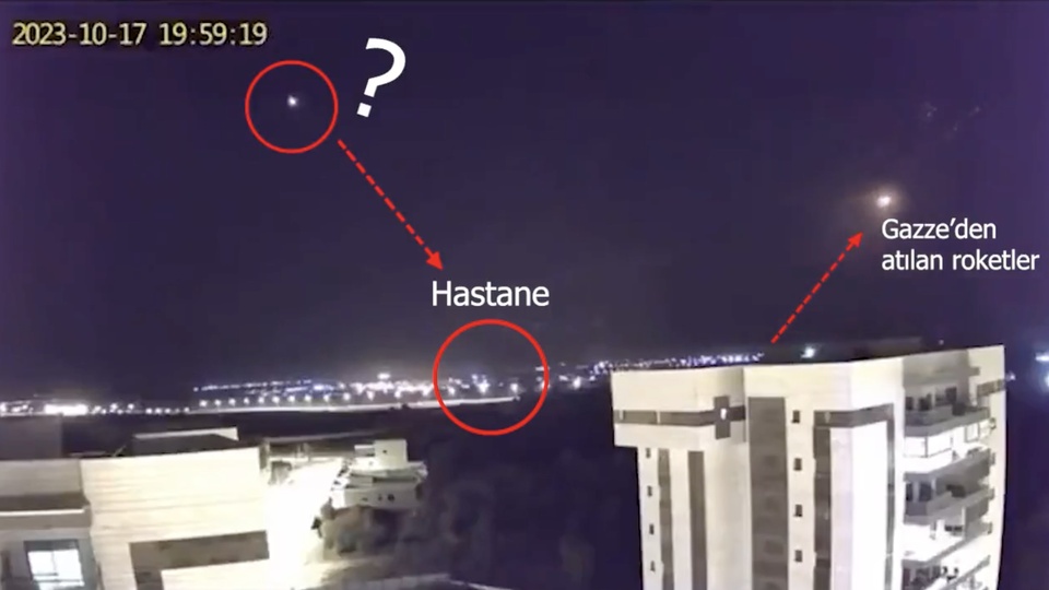 "Gazze'den atılan roketlerle hastane ters yönde"