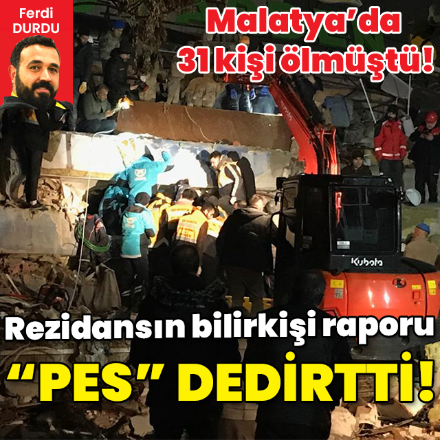 31 kişiye mezar olan rezidansın bilirkişi raporu "Pes" dedirtti!