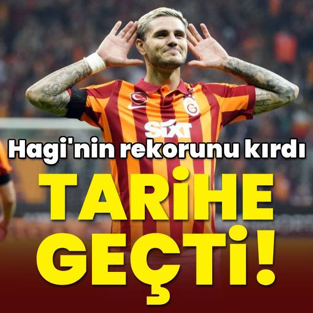 Icardi, Hagi'nin rekorunu kırdı!