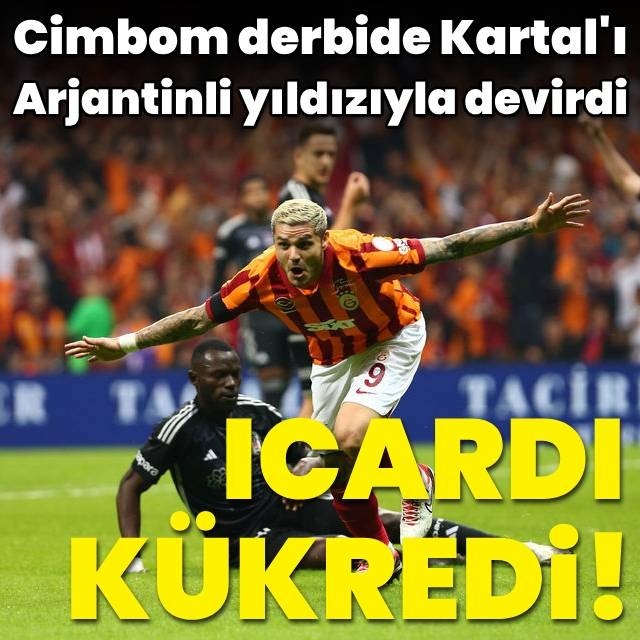 Derbide kazanan Galatasaray!