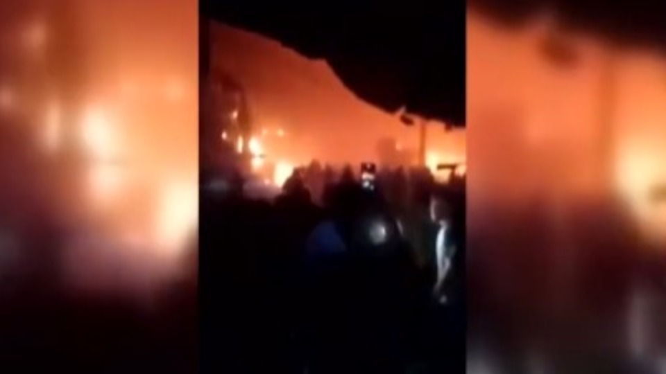 İsrail pazar yerini bombaladı