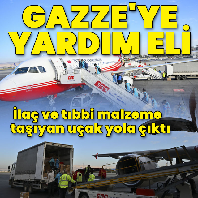 Türkiye'den Gazze'ye yardım eli