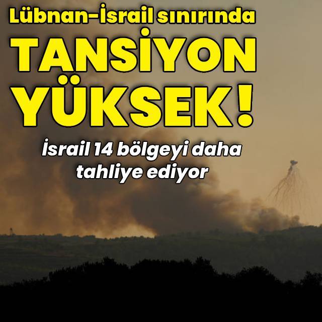 Lübnan-İsrail sınırında tansiyon yüksek