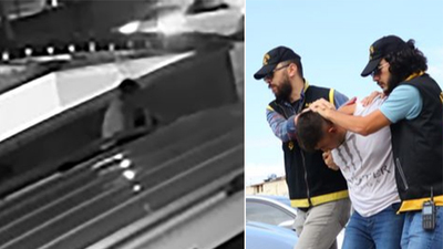 O anlar kamerada! Saçından tutup yerde sürükledi! Gasp değil dehşet!