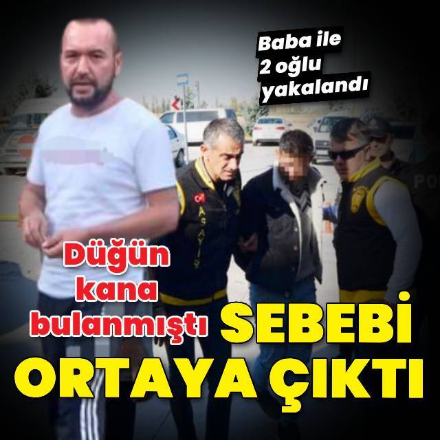 Düğündeki cinayetin sebebi ortaya çıktı!