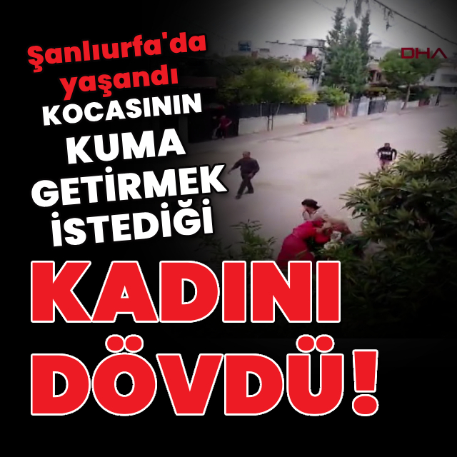 Kocasının kuma getirmek istediği kadını dövdü!