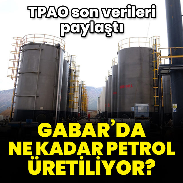 Gabar'da günlük üretim 25 bin varile ulaştı