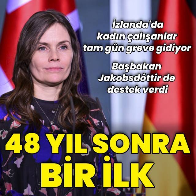 İzlanda'da 48 yıl sonra bir ilk