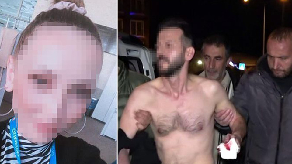 Eski eşi ve arkadaşını defalarca bıçakladı!