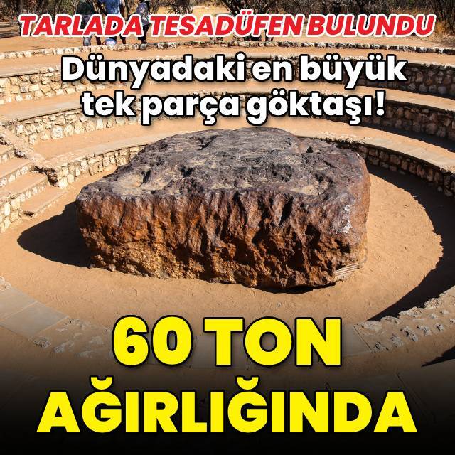 Dünyadaki en büyük tek parça göktaşı!