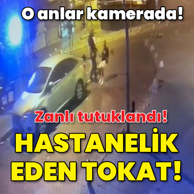 O an kamerada! Hastanelik eden tokat!