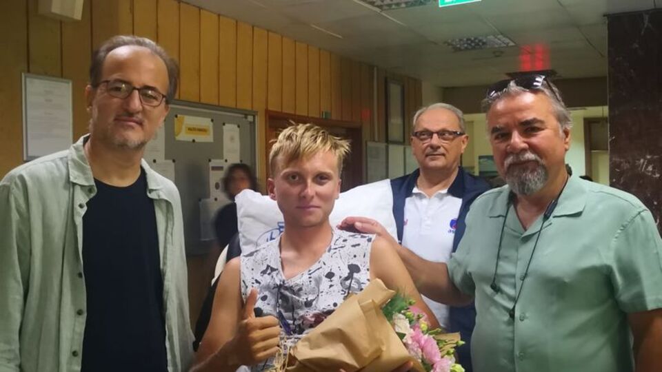 Kaza geçiren Alessio Nieri taburcu oldu