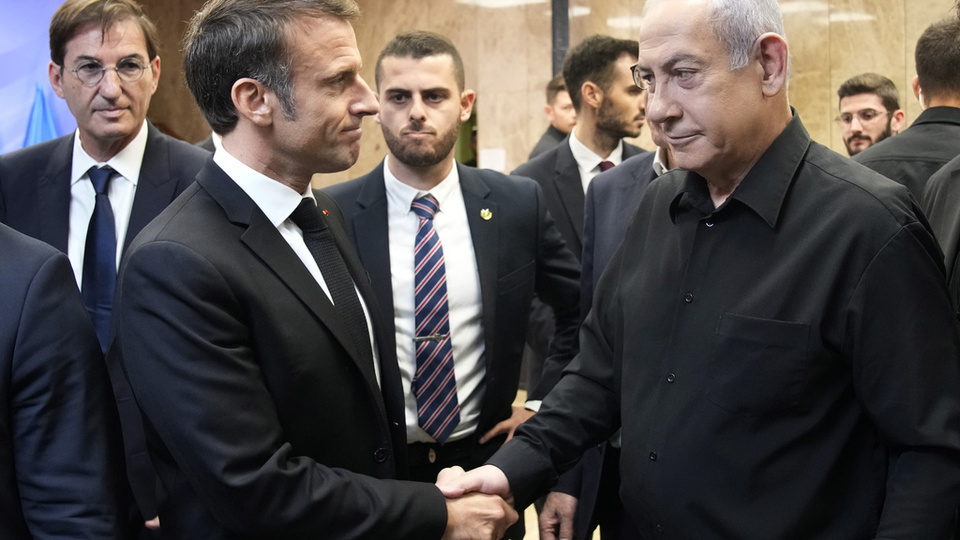 Fransa Cumhurbaşkanı Macron, İsrail'de