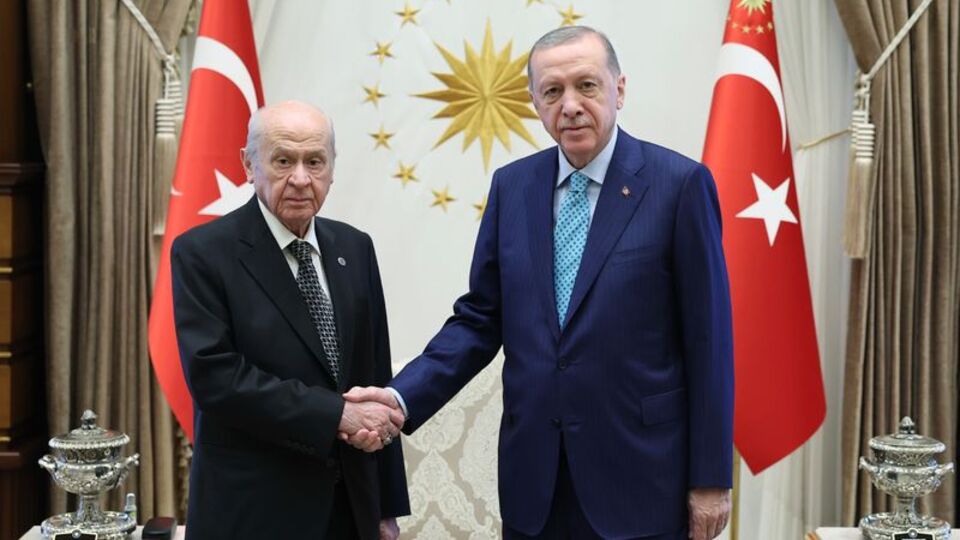 Cumhurbaşkanı Erdoğan ile Bahçeli görüştü
