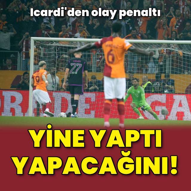 Icardi'den olay penaltı!