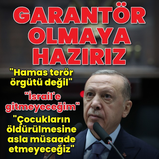 Cumhurbaşkanı Erdoğan'dan açıklamalar