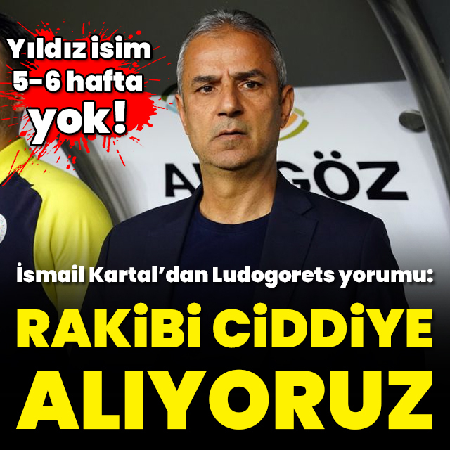 "Rakibi ciddiye alıyoruz"