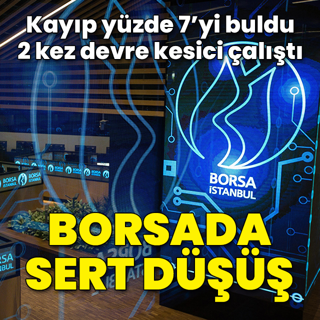 Borsada 2 kez devre kesici çalıştı
