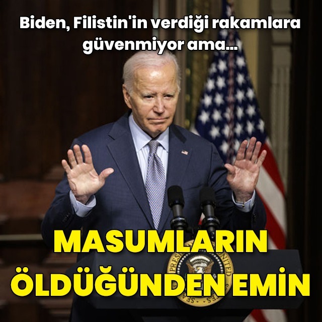 Biden: Masumların öldüğüne eminim