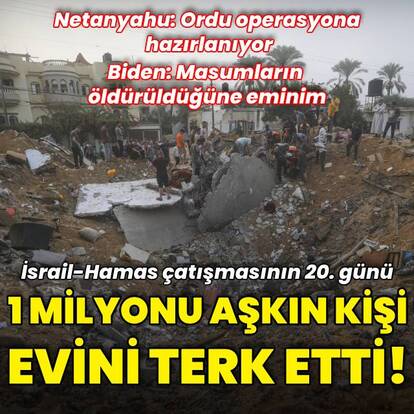 1 milyonu aşkın kişi evini terk etti!