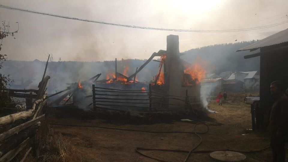 Bolu'da yaylada yangın çıktı