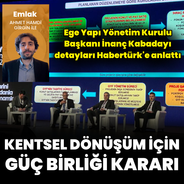 Kentsel dönüşüm için güç birliği kararı