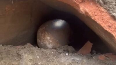 Yalova'da villa inşaatı kazısında bulundu