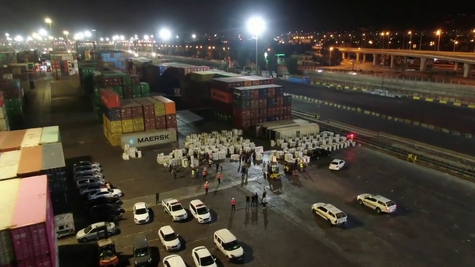 Mersin Limanı'nda 610 kilo kokain ele geçirildi!