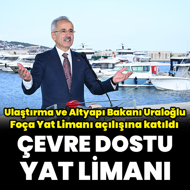 Çevre dostu yat limanı hizmete açıldı