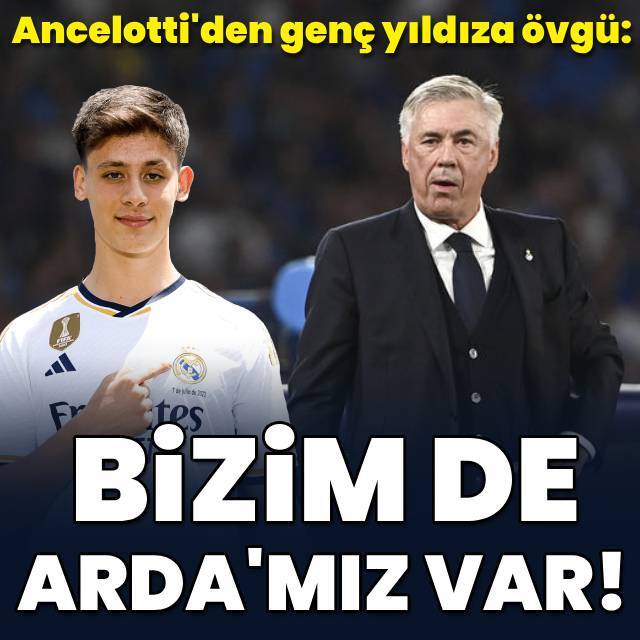 "Bizim de Arda Güler'imiz var"