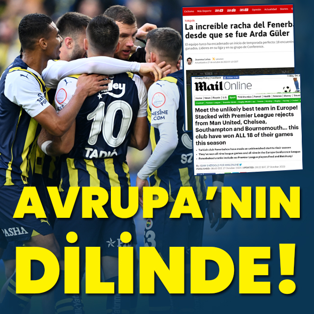 Fenerbahçe, Avrupa'nın dilinde