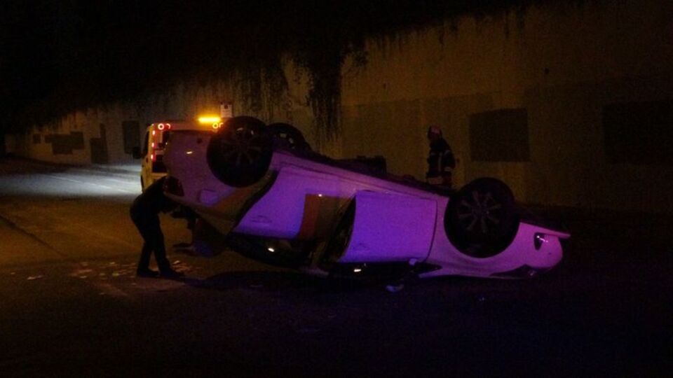 Kaza yapan eşinin yanına giderken kaza yaptı