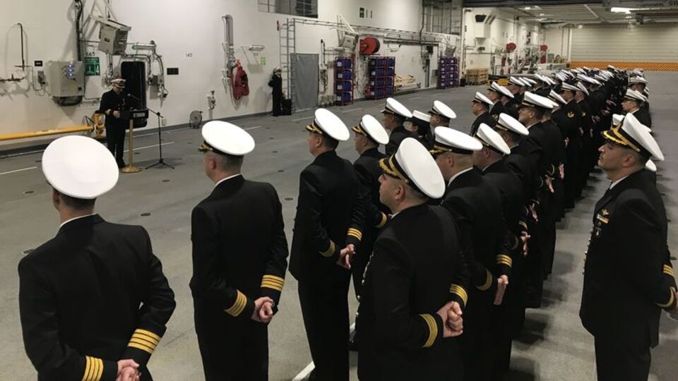 TCG Anadolu'da 29 Ekim töreni