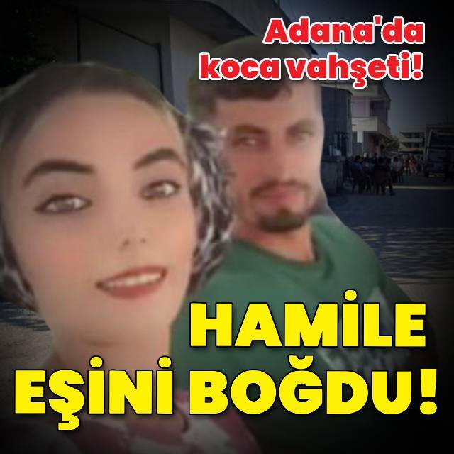 Cani koca, hamile eşini boğdu!