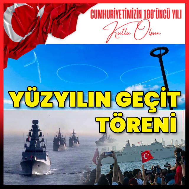 Boğazda görkemli tören!