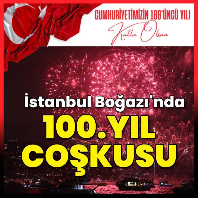 İstanbul Boğazı'nda nefes kesen gösteri