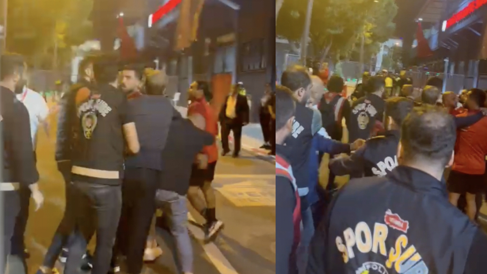 Maç sonunda gerginlik!