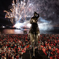 Türkiye'nin dört bir yanında 100'üncü yıl coşkusu