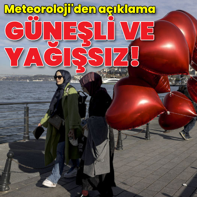 Türkiye'nin tamamı güneşli, yağış yok