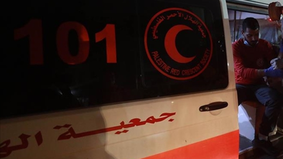 Filistin Kızılayı'na ait depo bombalandı