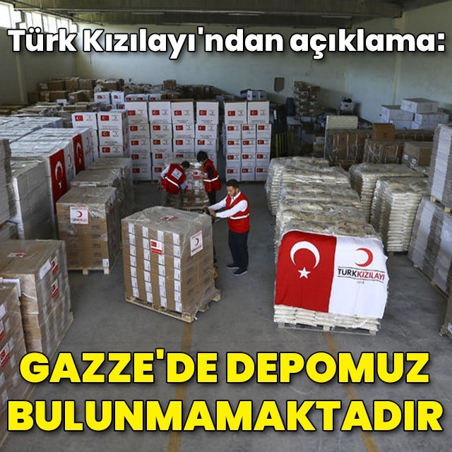 "Gazze'de depomuz bulunmamaktadır"