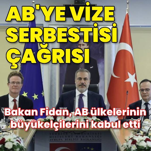 Bakan Fidan'dan AB'ye Gazze mesajı