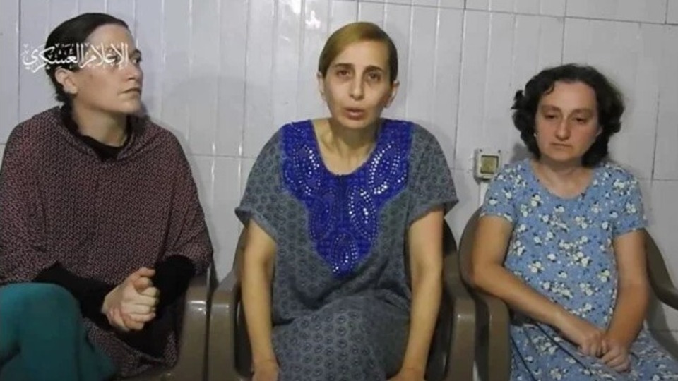 Hamas rehinelerin videosunu paylaştı