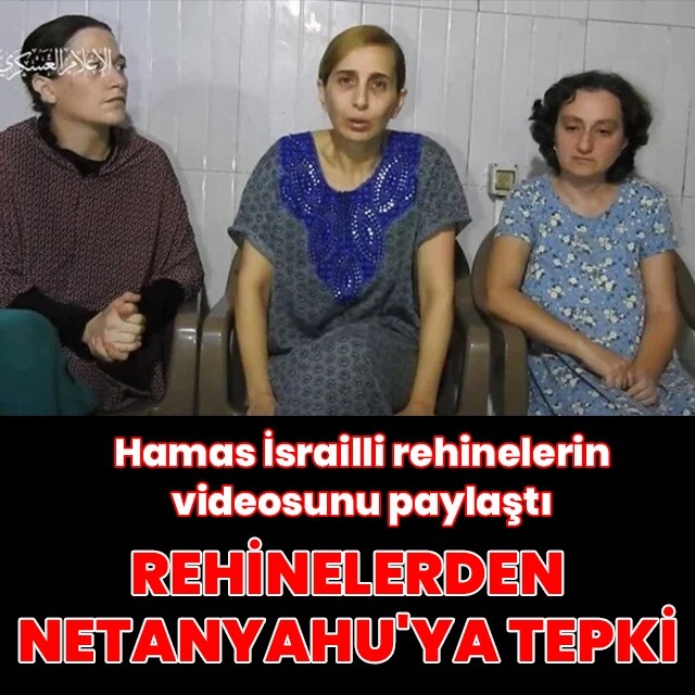 Hamas rehinelerin videosunu paylaştı