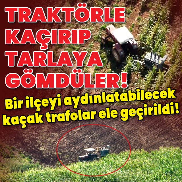 Bir ilçeyi aydınlatabilecek kaçak trafolar ele geçirildi!