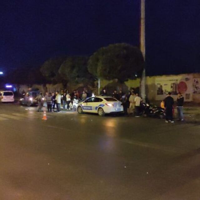 Hafif ticari araç ile motosiklet çarpıştı: 1 ölü
