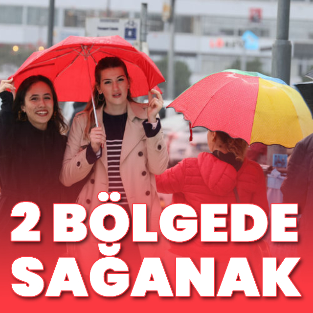 İki bölge için yağmur uyarısı