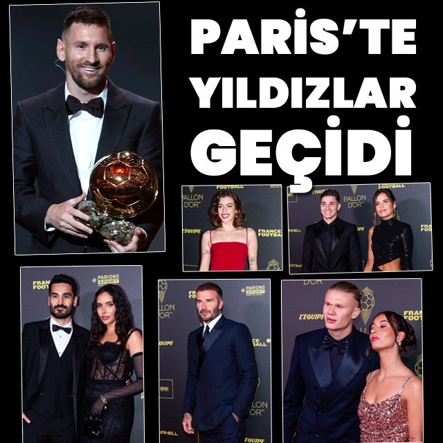 Ballon d'Or'da yıldızlar geçidi