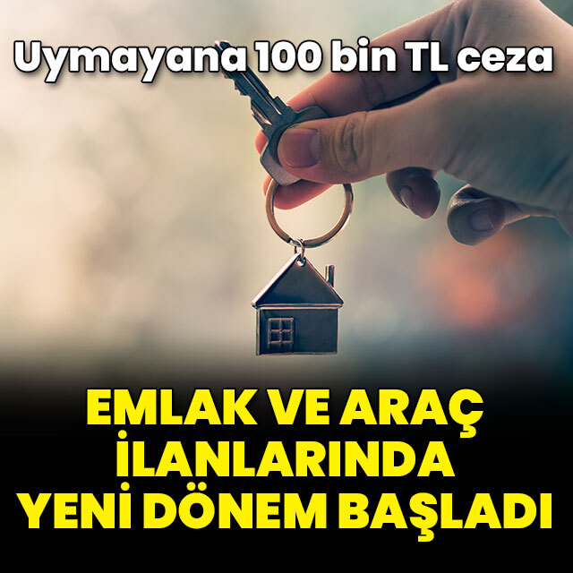 Emlak ve araç satışında yeni dönem başladı